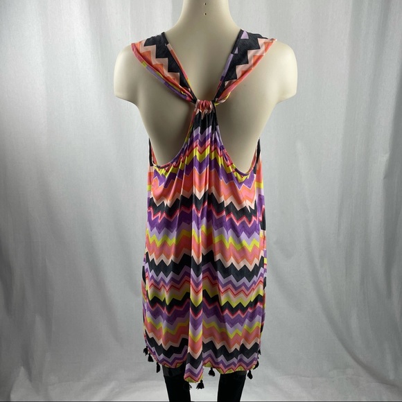 Seafolly Chevron Patterned Cover-up/Dress L - Picture 4 of 8